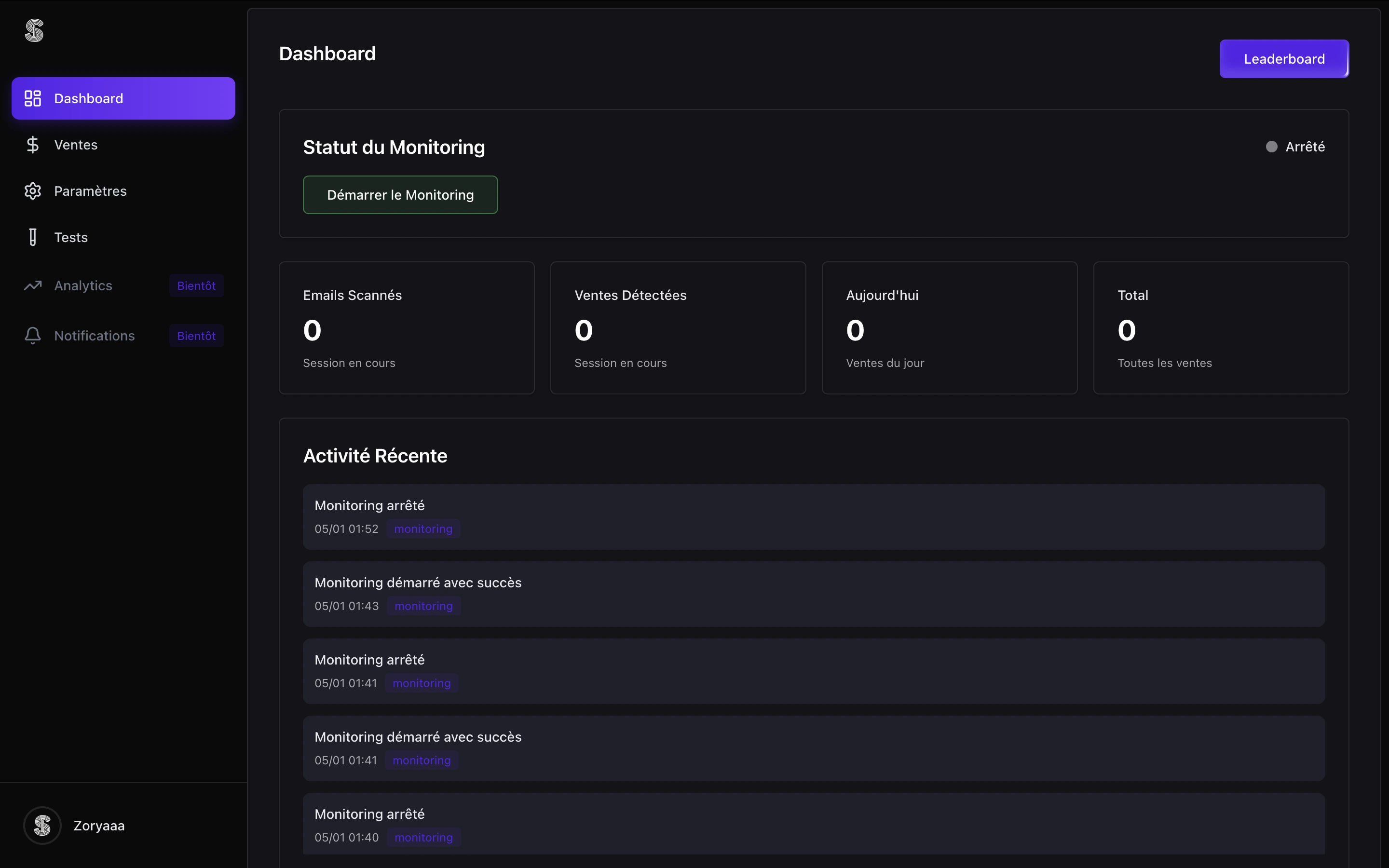 Tailark hero section